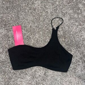 Black bra top